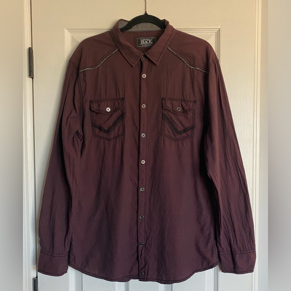 Buckle men’s button down shirt. Size XL. EUC